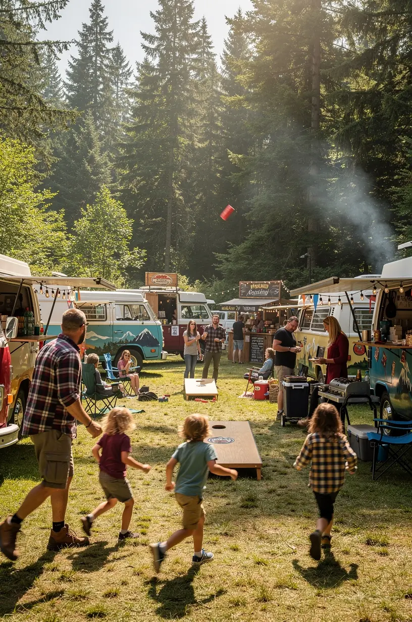 Интерактивная карта маршрутов путешествий по США с отмеченными кемперван-хабами